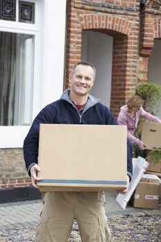 Furniture pick-up team collecting bulky household items in Crystal Palace