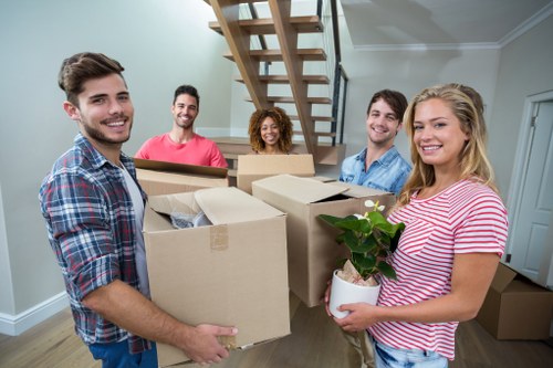 Local house removalists handling a Crystal Palace home move with careful loading