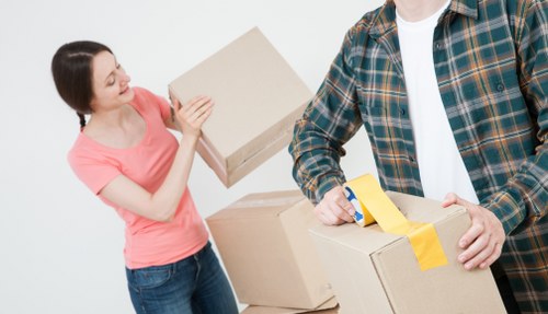 Household and business storage process for Crystal Palace customers