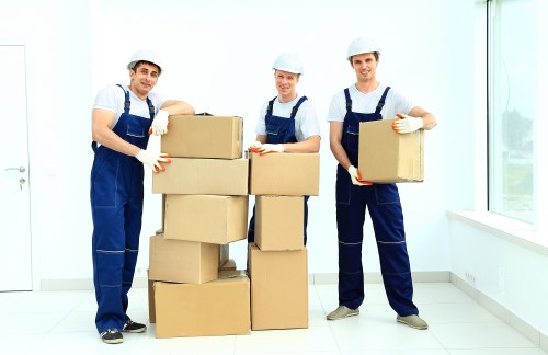 Reliable man with van service in Crystal Palace preparing for delivery