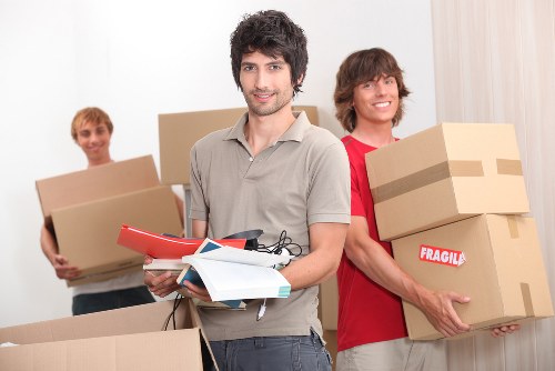 Careful loading of sofas and tables during a Crystal Palace furniture move