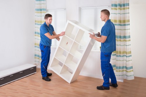 Crystal Palace removal van loading household items carefully