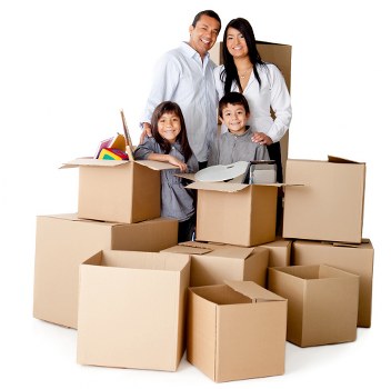 Office furniture and equipment prepared for a Crystal Palace commercial move
